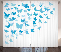 Butterfly Flock Curtain