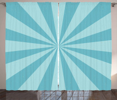 Dichromatic Radial Curtain