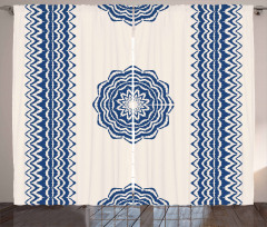 Oriental Zigzag Ethnic Curtain