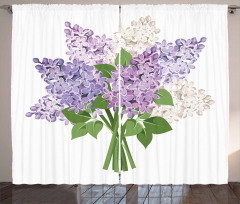 Posy of Meadow Flowers Curtain