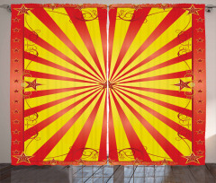 Retro Flyer Background Curtain
