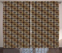 Castellated Diamonds Curtain