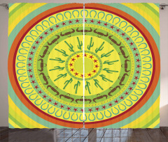 Wild West Mandala Curtain