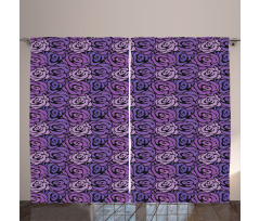 Romantic Bouquet Pattern Curtain