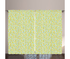 Nature Blooms Pattern Curtain