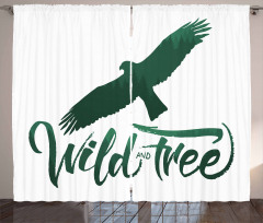 Wild and Free Curtain