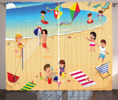 Beach Volleyball Curtain