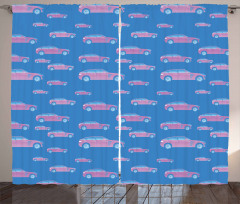 Grunge Car Design Curtain