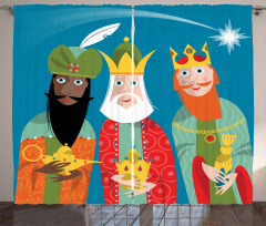 3 Wise Men Timeless Curtain