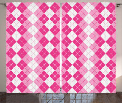 Traditional Argyle Curtain