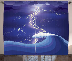 Heavy Storm in the Ocean Curtain