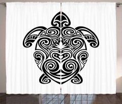 Maori Turtle Curtain
