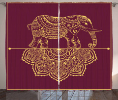 Animal Mandala Curtain