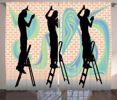 Graffiti Artist Curtain
