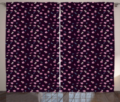 Yozakura Pattern Curtain
