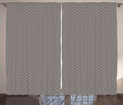 Geometric Latticework Curtain