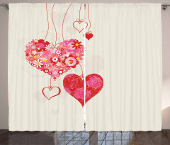 Ornamental Hearts Curtain