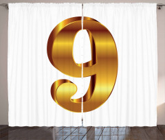 Classical 9 Sign Curtain