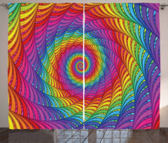 Contemporary Psychedelic Curtain