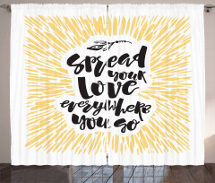 Spread Your Love Curtain