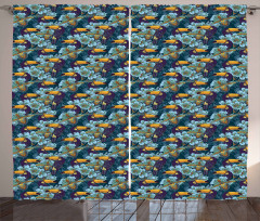 Keel-Billed Toucan Bird Curtain
