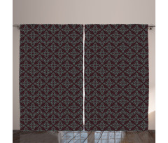 Abstract Baroque Curtain