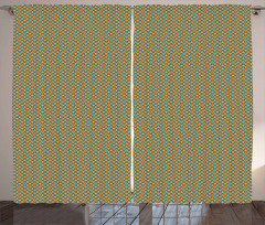 Simple Rhombus Cells Tile Curtain