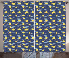 Smiling Moons Sleep Time Curtain