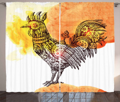 Mechanical Rooster Curtain