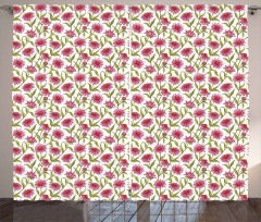 Fresh Organic Echinacea Curtain