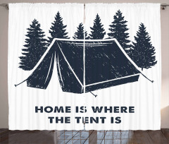 Home is Where the Tent is Curtain