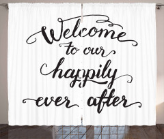 Marry Happily Ever After Curtain