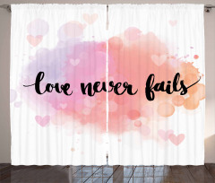Bokeh Love Never Fails Curtain