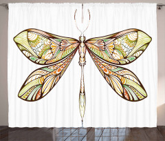 Colorful Bug Design Curtain