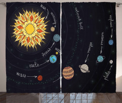 Solar System Curtain