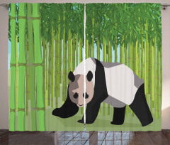 Panda Bamboo Curtain