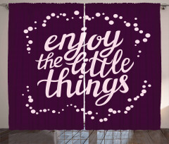 Motivation Boost Phrase Curtain