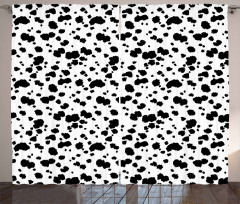 Dalmatian Print Texture Curtain