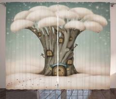 Tree in the Sky Fantasy Curtain