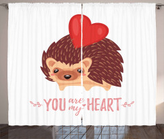 You are My Heart Words Curtain