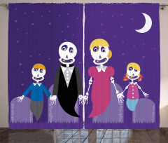 Family of Ghosts Curtain