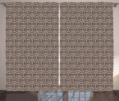 Clannish Pattern Curtain