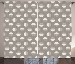 Circles and Zigzags Curtain