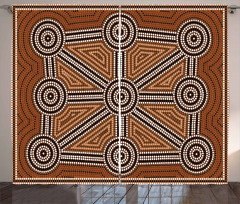 Aboriginal Patterns Curtain