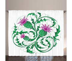 Celtic Style Ornament Curtain