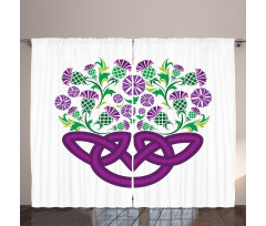 Celtic Knot Basket Form Curtain