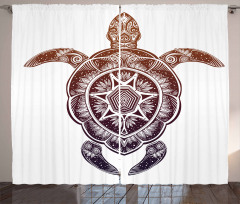 Ornate Mandala Motif Curtain