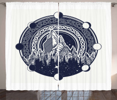 Celtic Style Hills Curtain