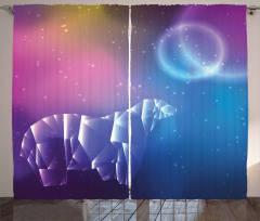 Space Stars Planets Curtain