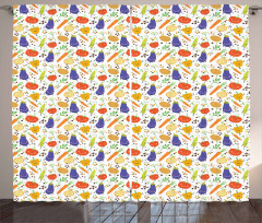 Nursery Cartoon Pattern Curtain